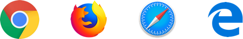 chrome ,firefox , Safari